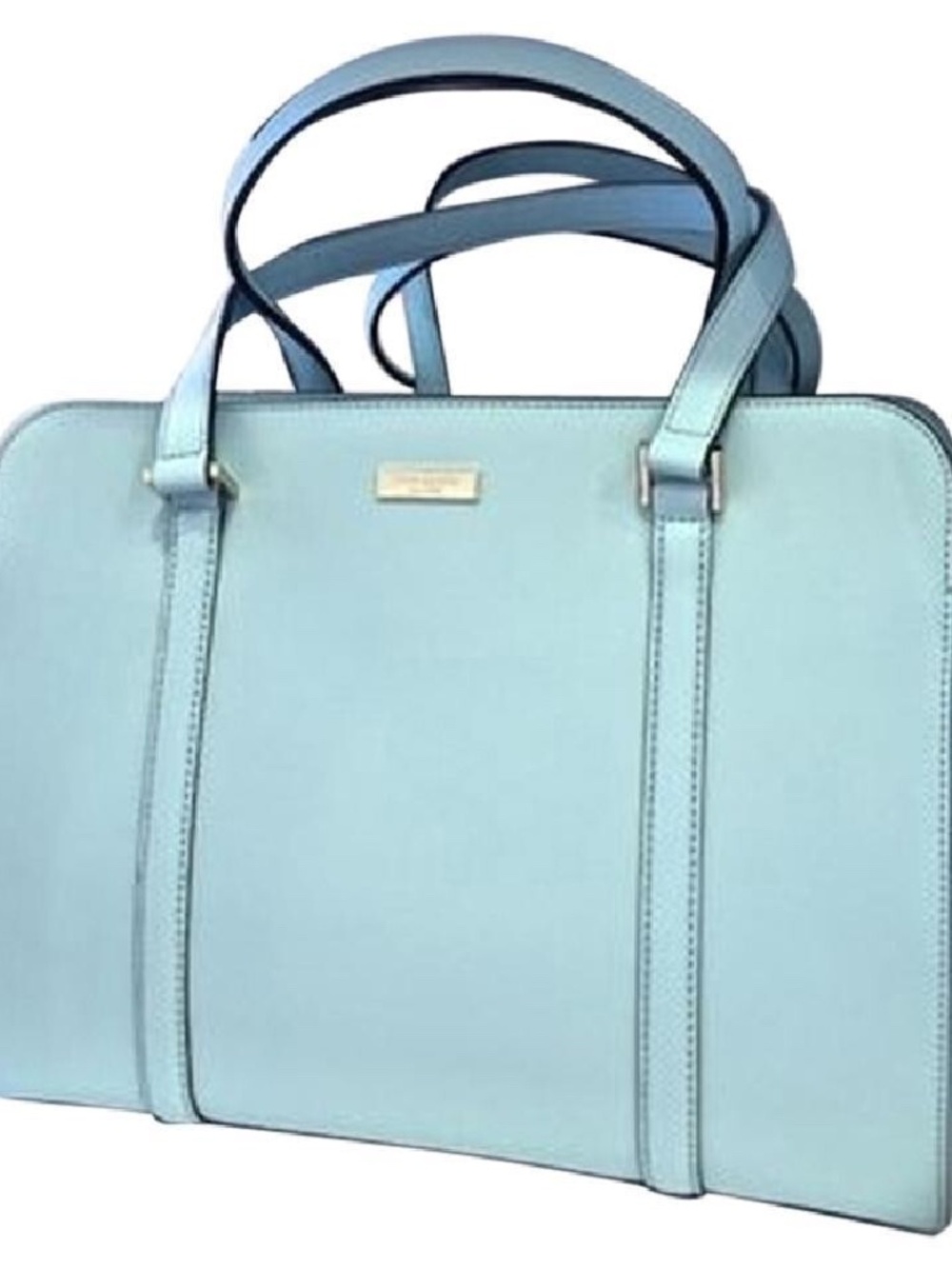 Kate Spade New York Newbury Lane Miles Tote Bag – Mint Blue – Fits 13” MacBook A